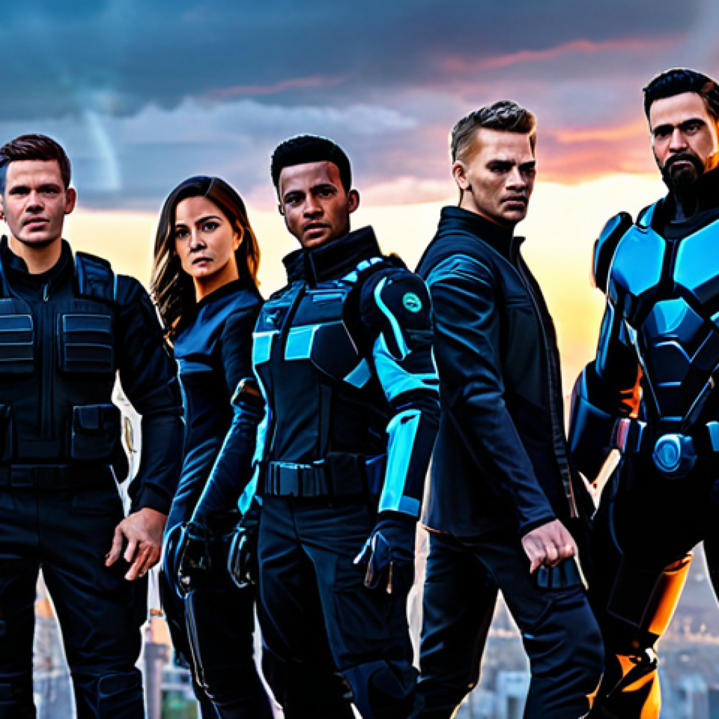 Strategic Squad Composition**

A tactical display showcasing a diverse team of fully clothed Nikke characters, appropriate attire, posed dynamically against a futuristic cityscape backdrop at dusk. Each character should embody a distinct role (Attacker, Support, Defender). UI elements subtly overlayed to represent equipment stats and elemental affinities. Perfect anatomy, correct proportions, safe for work, appropriate content, family-friendly. Emphasis on clean lines, vibrant colors, and a professional, polished aesthetic.

**