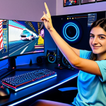 **

"A vibrant and energetic Italian streamer, fully clothed in casual but stylish attire, enthusiastically playing Nikke: Goddess of Victory.  Behind them, a modern gaming setup with multiple monitors and RGB lighting.  The background includes posters of popular anime and video games.  Perfect anatomy, correct proportions, well-formed hands, proper finger count, natural pose, safe for work, appropriate content, family-friendly, professional studio lighting, high quality, Italian flag subtly displayed."

**