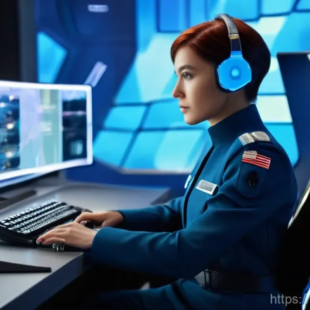 승리의여신 니케 보너스 경험치 주말 이벤트 - **Prompt 1: Strategic Planning and Resource Management**
A focused female Nikke commander, in he...
