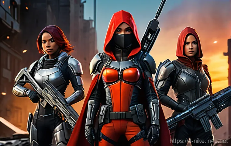승리의여신 니케 글로벌 팬 소식 - A powerful female character, inspired by Eve from Stellar Blade, stands heroically in a futuristic, ... 승리의여신 니케 글로벌 팬 소식 - A powerful female character, inspired by Eve from Stellar Blade, stands heroically in a futuristic, ...