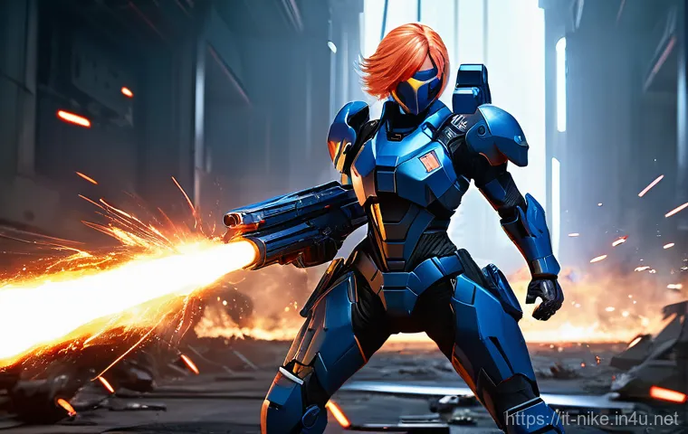 승리의여신 니케 초보자 전용 포럼 - **Image Prompt 1: The Synchro Device Activation**
    A group of diverse Nikke characters, fully cla...