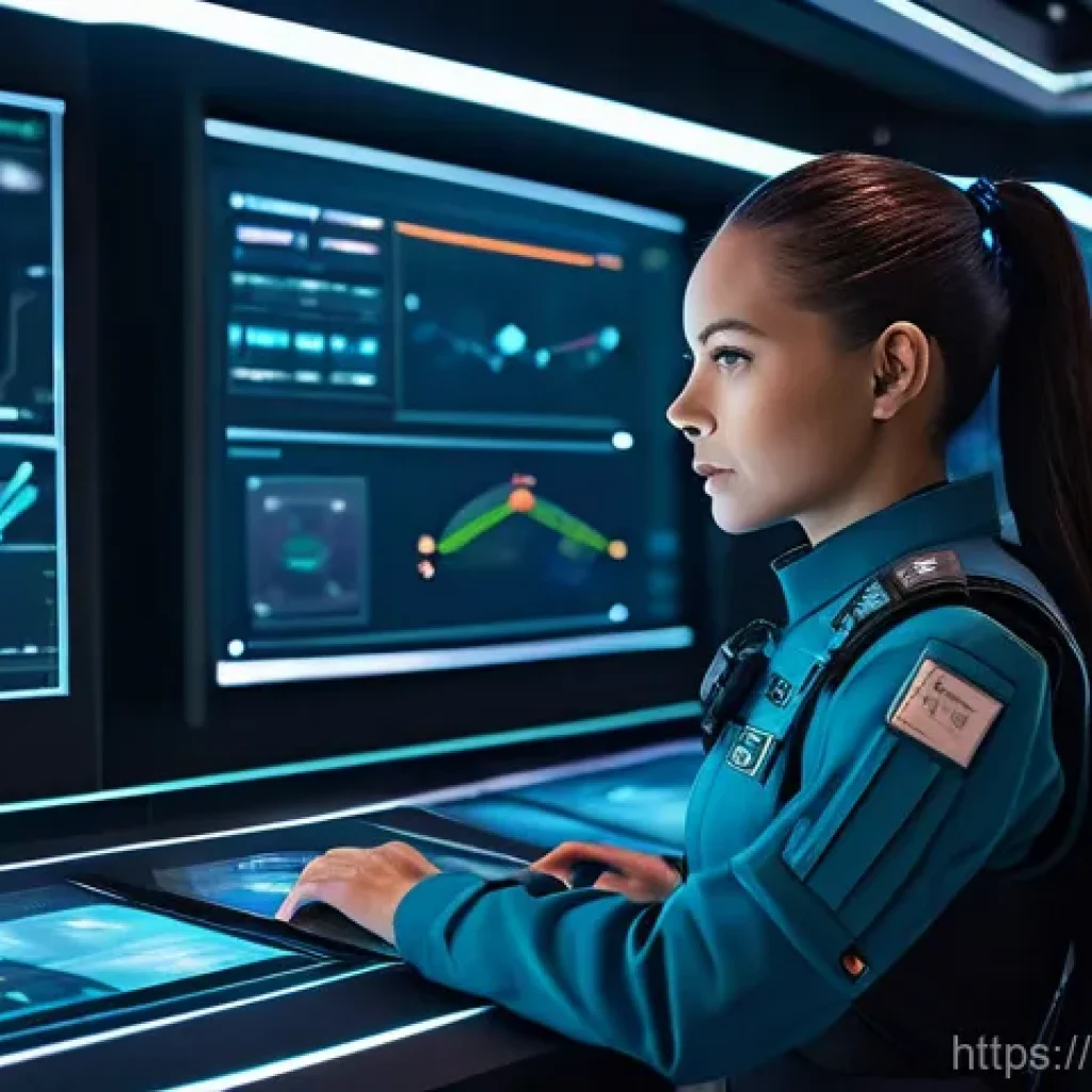 승리의여신 니케 데이터 최적화 가이드 - **"A highly detailed, futuristic sci-fi scene of a confident Nikke commander in a sleek, full-body t...