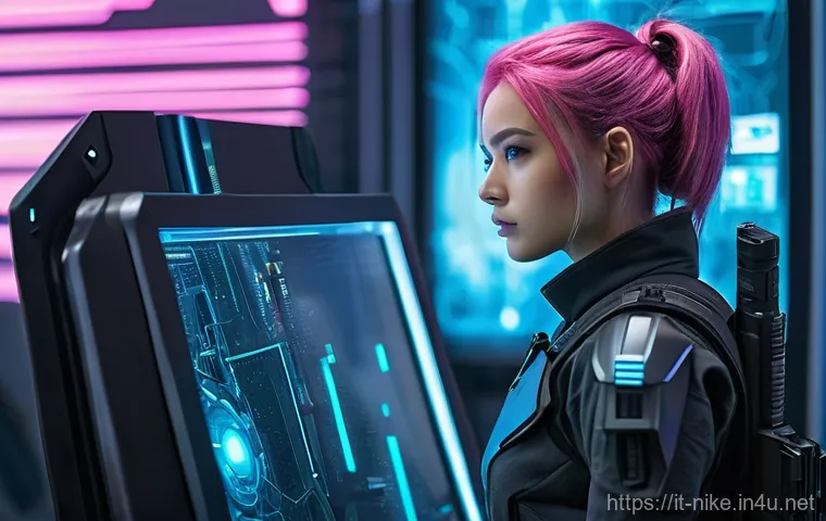 승리의여신 니케 신규 플레이어 모집 - **Prompt:** "A young, determined female commander, dressed in a sleek, dark grey futuristic military...