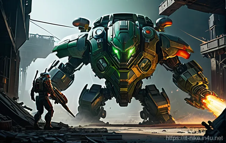 승리의여신 니케 시즌별 신규 모드 - An intense, high-octane battle scene featuring three distinct Nikke characters in dynamic action pos...