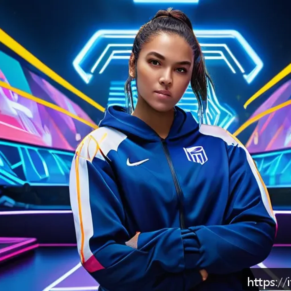 승리의여신 니케 글로벌 캐릭터 인기 - A dynamic digital artwork featuring a modern interpretation of the Greek goddess Nike as a powerful ...