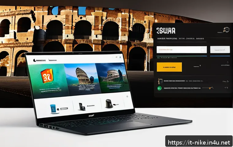 승리의여신 니케 다운로드 링크 검증 - A detailed digital illustration of a secure gaming download environment for an Italian user, featuri...