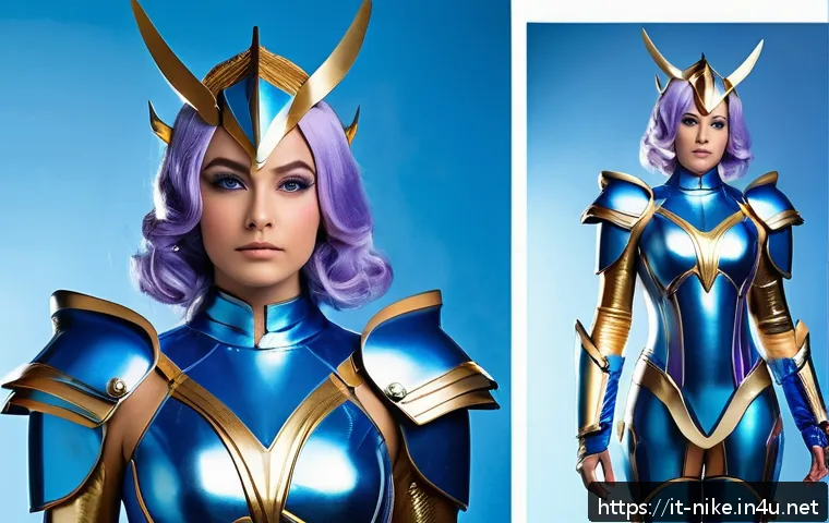 승리의여신 니케 코스프레 추천 의상 - A highly detailed cosplay portrait of Nikke, the Victory Goddess, featuring a futuristic, shiny viny...