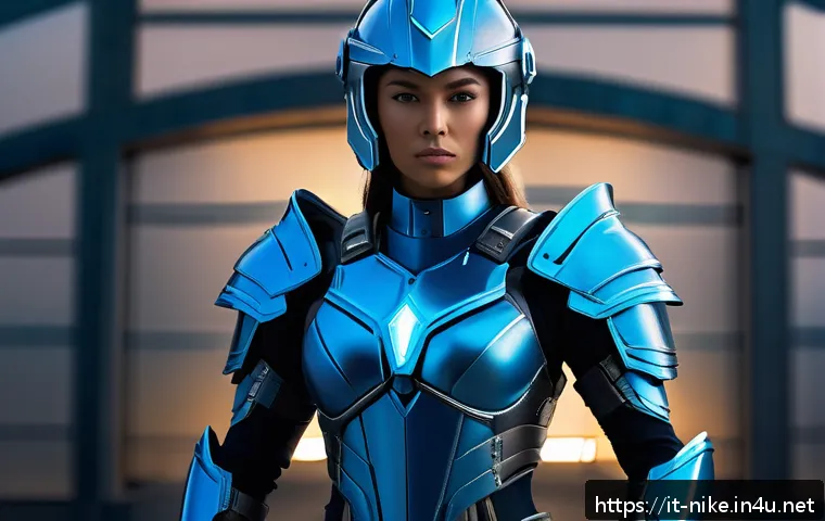 승리의여신 니케 신규 장비 세트 소개 - A futuristic female warrior from Goddess of Victory: Nikke wearing an advanced five-piece armor set ...